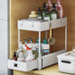 2PC Under Sink Organizer Rack – Space-Saving Storage for Kitchen & Bathroom!