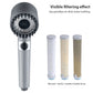 3 Modes High-Pressure Shower Head – Portable Filter Rainfall Faucet for Bathroom