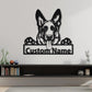 Collie Iron Art Silhouette Wall Pendant